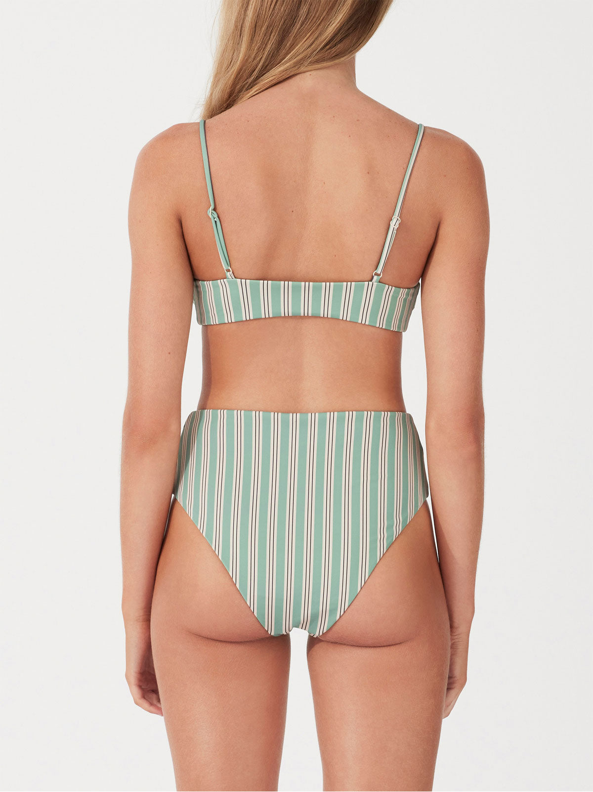 【ZULU & ZEPHYR】MYRTLE PINSTRIPE WAISTED FULL BRIEF