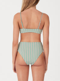【ZULU & ZEPHYR】MYRTLE PINSTRIPE WAISTED FULL BRIEF