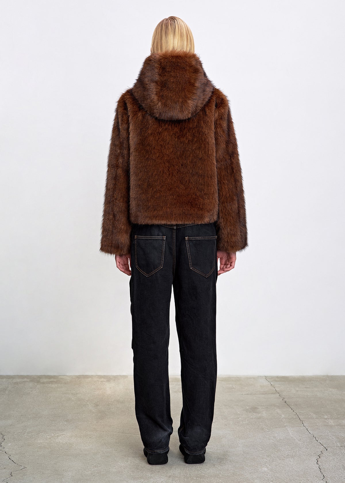 【HAVELESS】RAVI HOODED FAUX FUR JACKET