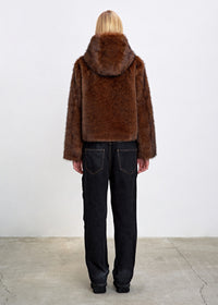 【HAVELESS】RAVI HOODED FAUX FUR JACKET