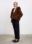 【HAVELESS】RAVI HOODED FAUX FUR JACKET