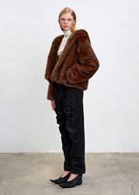 【HAVELESS】RAVI HOODED FAUX FUR JACKET
