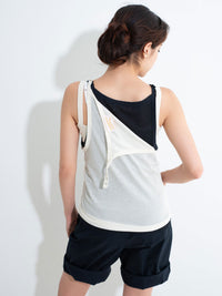 【CAROUSELAMBRA】DOT CAMISOLE COTTON NYLON