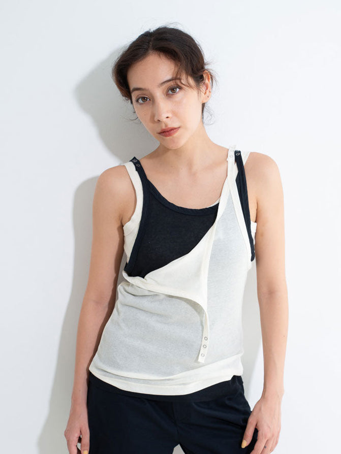【CAROUSELAMBRA】DOT CAMISOLE COTTON NYLON