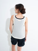 【CAROUSELAMBRA】DOT CAMISOLE COTTON NYLON