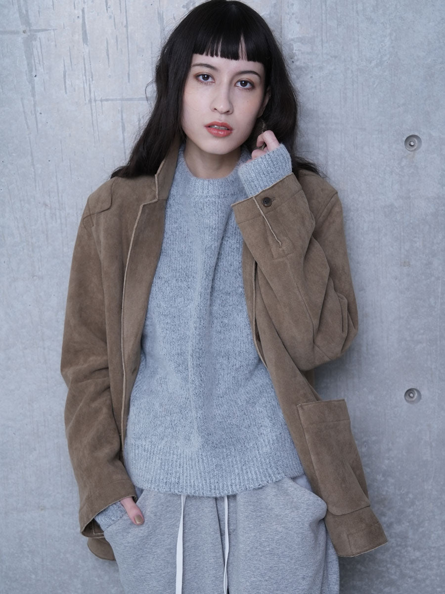 LS CREW SHORT LENGTH KNIT