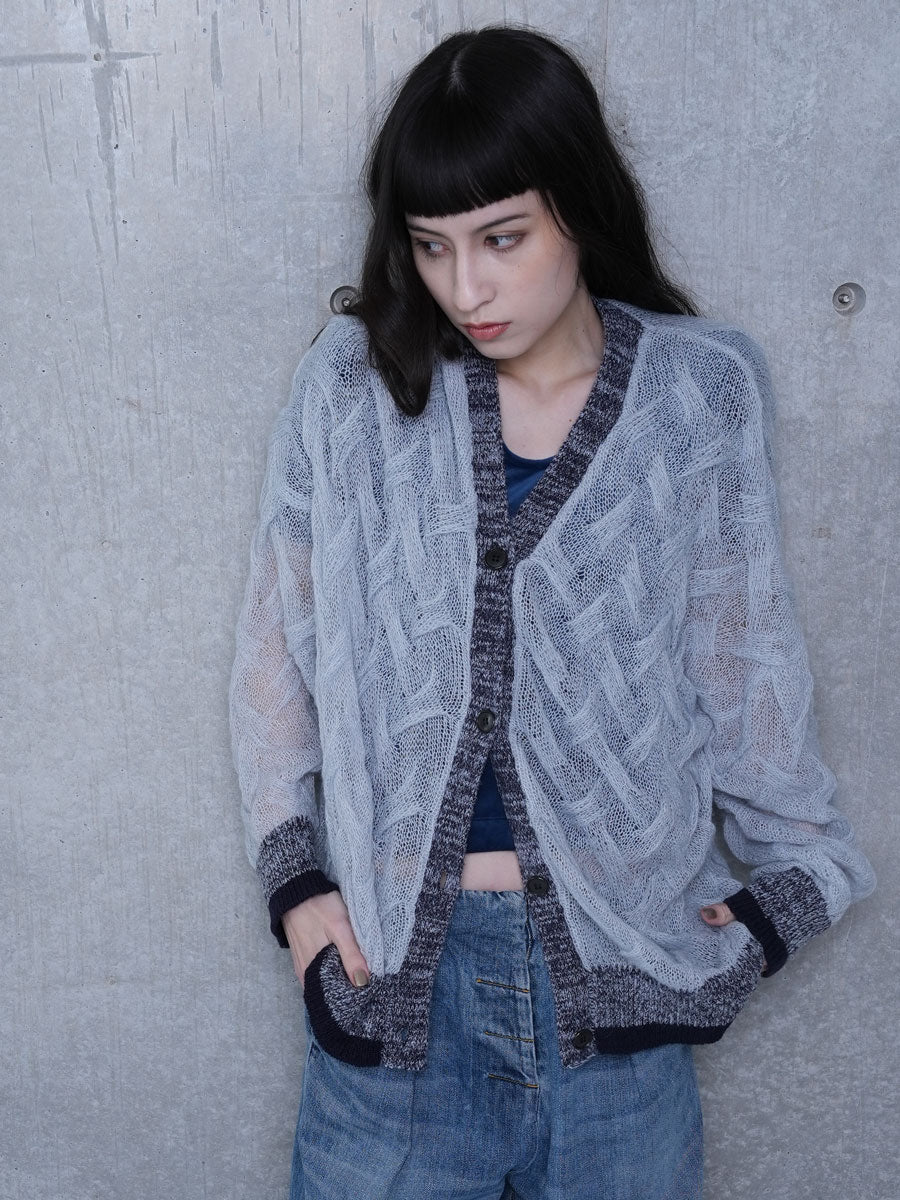 LONG SLV. V CARDIGAN
