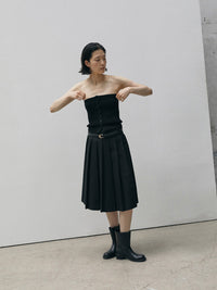 【EPURE】NUTE ROUND ANKLE BOOTS
