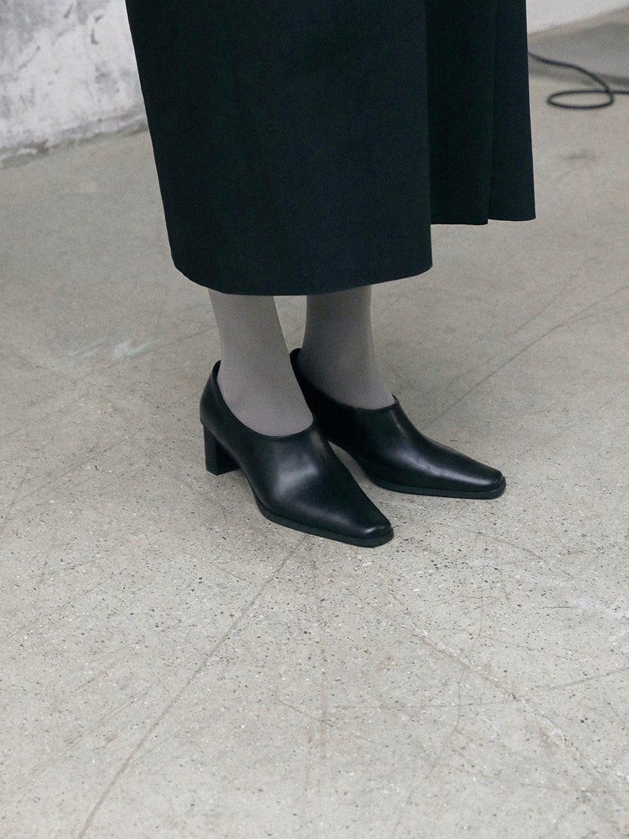 【EPURE】ROBE SQUARE PUMPS