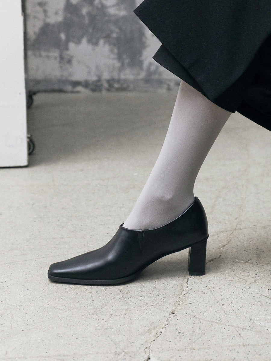 【EPURE】ROBE SQUARE PUMPS