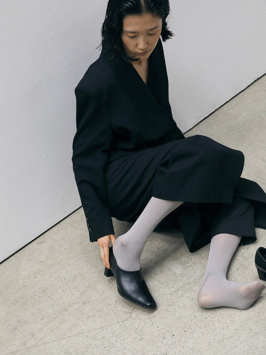 【EPURE】ROBE SQUARE PUMPS