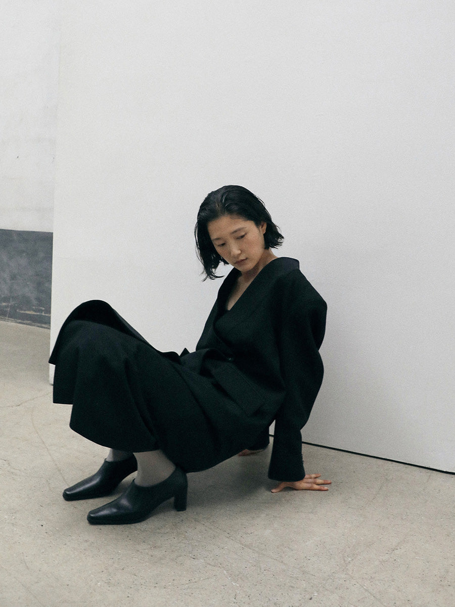 【EPURE】ROBE SQUARE PUMPS
