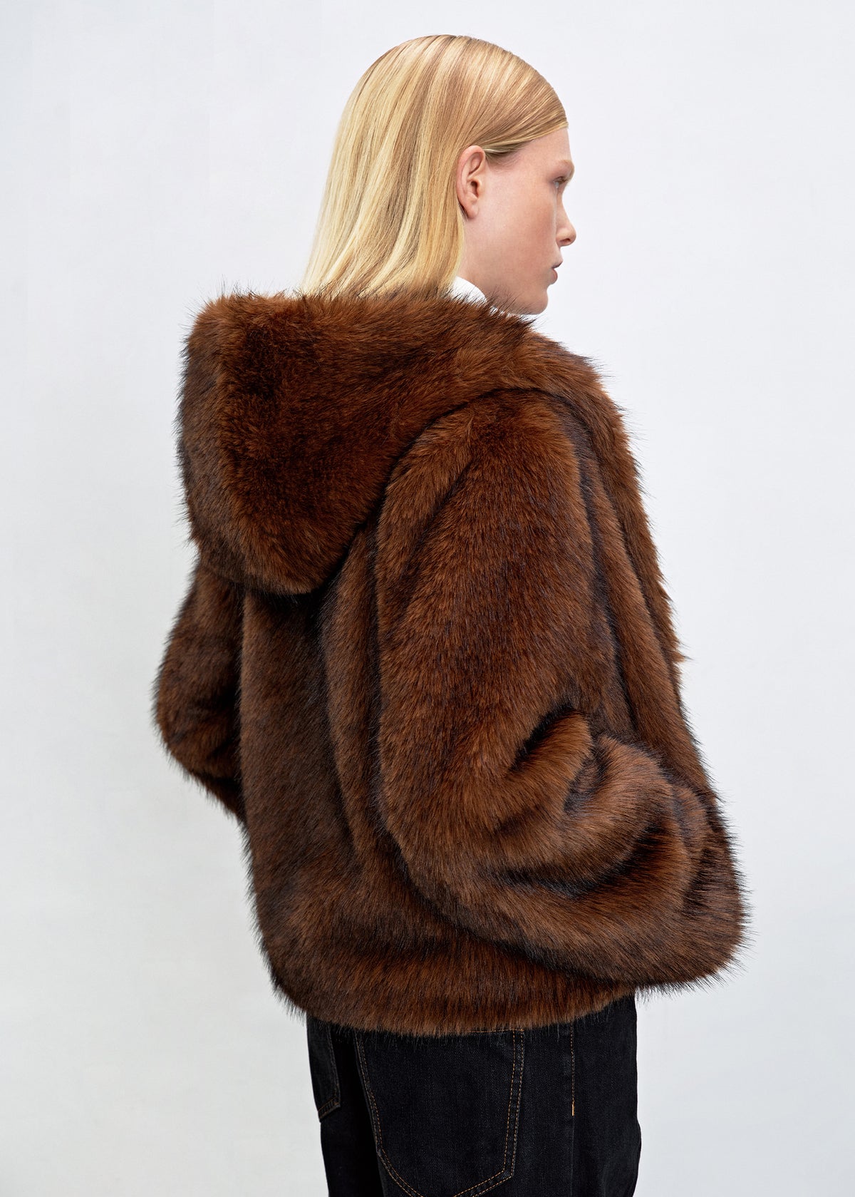 【HAVELESS】RAVI HOODED FAUX FUR JACKET