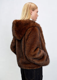 【HAVELESS】RAVI HOODED FAUX FUR JACKET