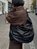 GLOSSY LARGE TANGLE TWIST BAG