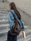GLOSSY LARGE TANGLE TWIST BAG