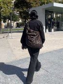 GLOSSY LARGE TANGLE TWIST BAG