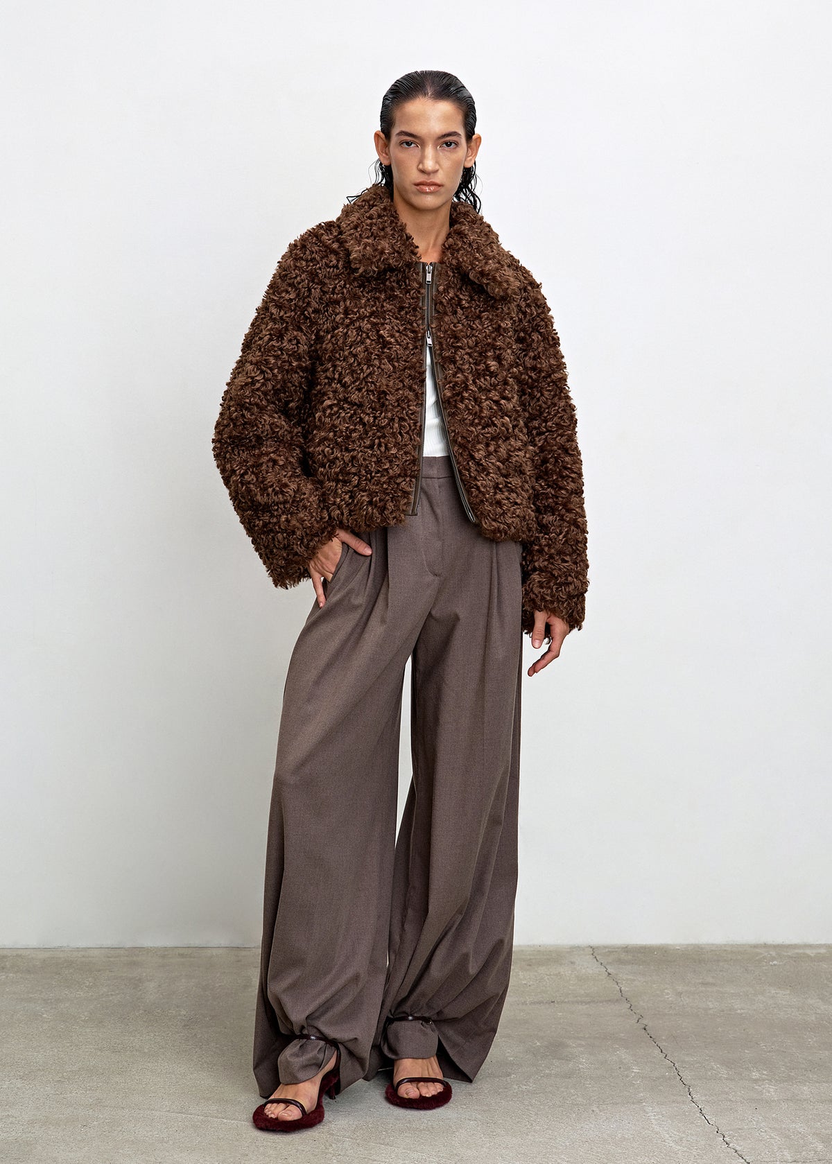 【HAVELESS】NUE FAUX SHEARLING JACKET