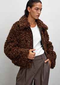 【HAVELESS】NUE FAUX SHEARLING JACKET