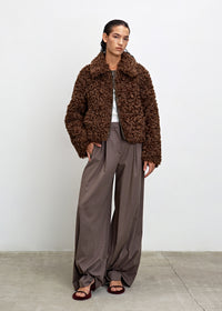 【HAVELESS】NUE FAUX SHEARLING JACKET