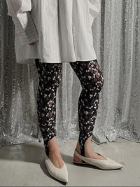 【PROVOKE design boutique】PRINT LACE STIRRUP TIGHT