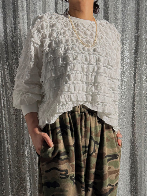 【PROVOKE design boutique】FRILL LONG T