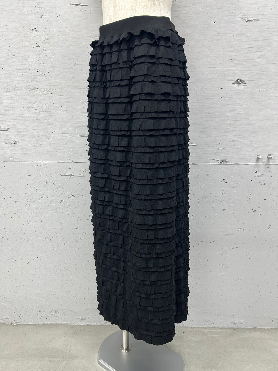 【PROVOKE design boutique】FRILL MAXI SKIRT