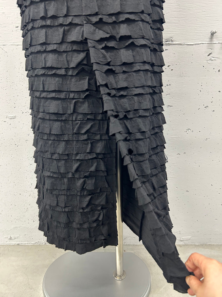 【PROVOKE design boutique】FRILL MAXI SKIRT