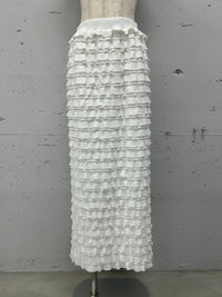 【PROVOKE design boutique】FRILL MAXI SKIRT