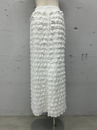 【PROVOKE design boutique】FRILL MAXI SKIRT