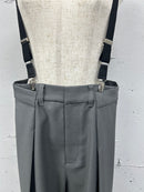 【PROVOKE design boutique】SUSPENDERS TUCK PANTS