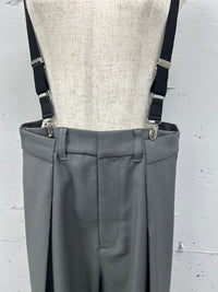 【PROVOKE design boutique】SUSPENDERS TUCK PANTS