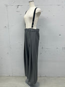 【PROVOKE design boutique】SUSPENDERS TUCK PANTS