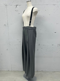 【PROVOKE design boutique】SUSPENDERS TUCK PANTS