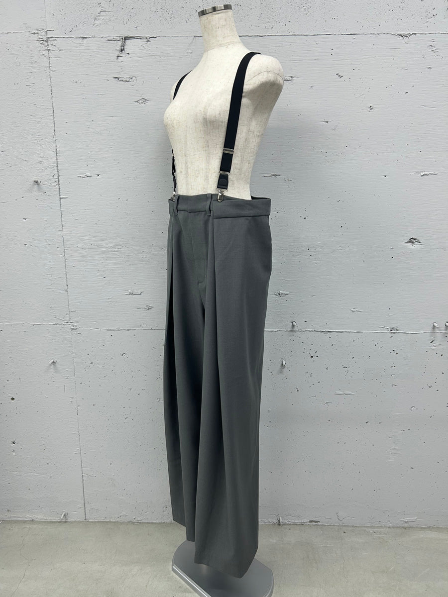 【PROVOKE design boutique】SUSPENDERS TUCK PANTS