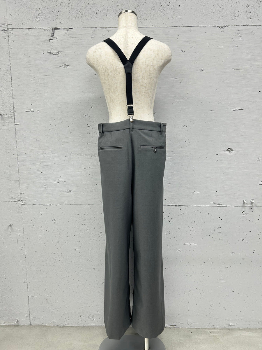 【PROVOKE design boutique】SUSPENDERS TUCK PANTS