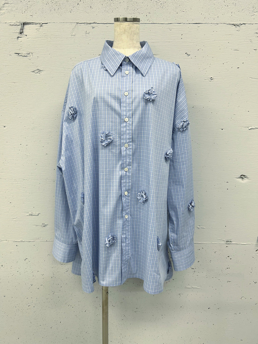 【PROVOKE design boutique】FLOWERDOT BIG SHIRT