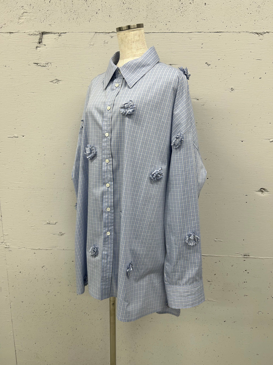 【PROVOKE design boutique】FLOWERDOT BIG SHIRT