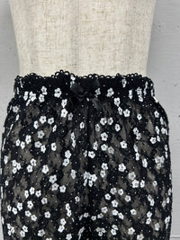 【PROVOKE design boutique】PRINT LACE STIRRUP TIGHT