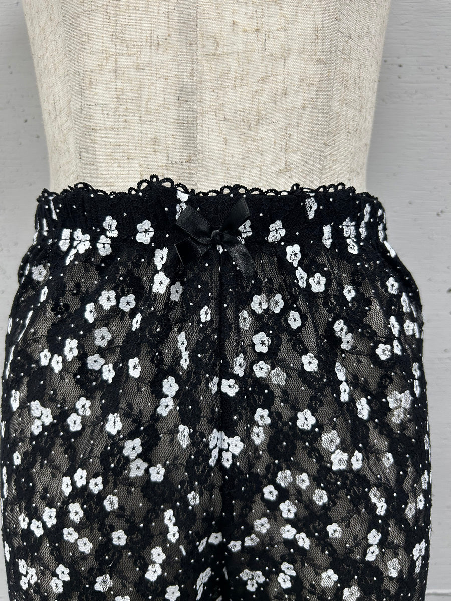 【PROVOKE design boutique】PRINT LACE STIRRUP TIGHT