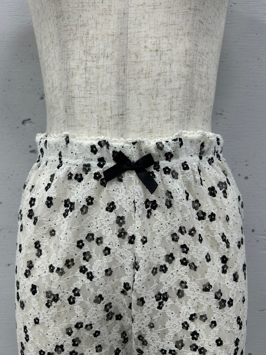 【PROVOKE design boutique】PRINT LACE STIRRUP TIGHT