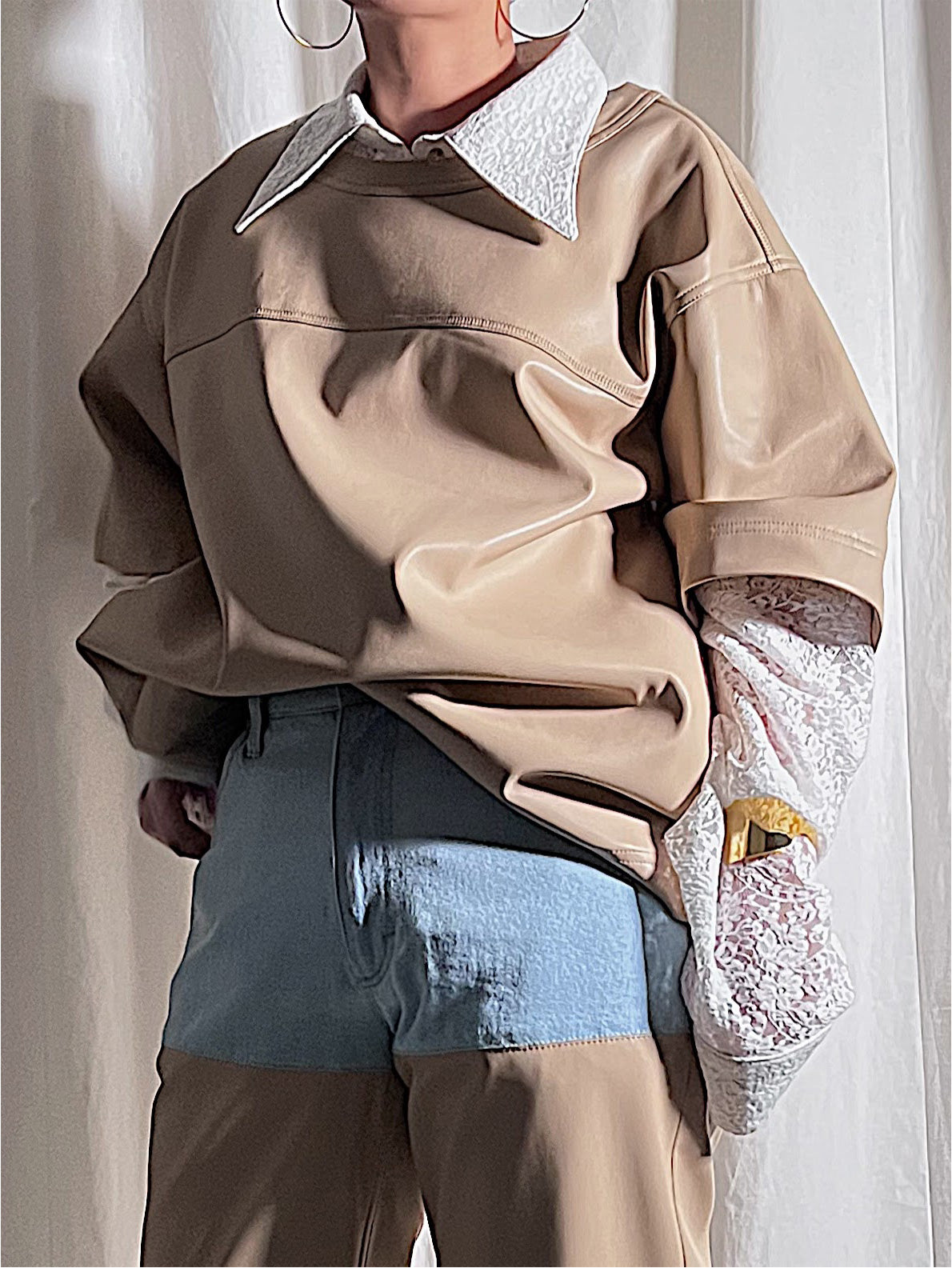 FAKE LEATHER T