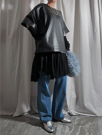 FAKE LEATHER T