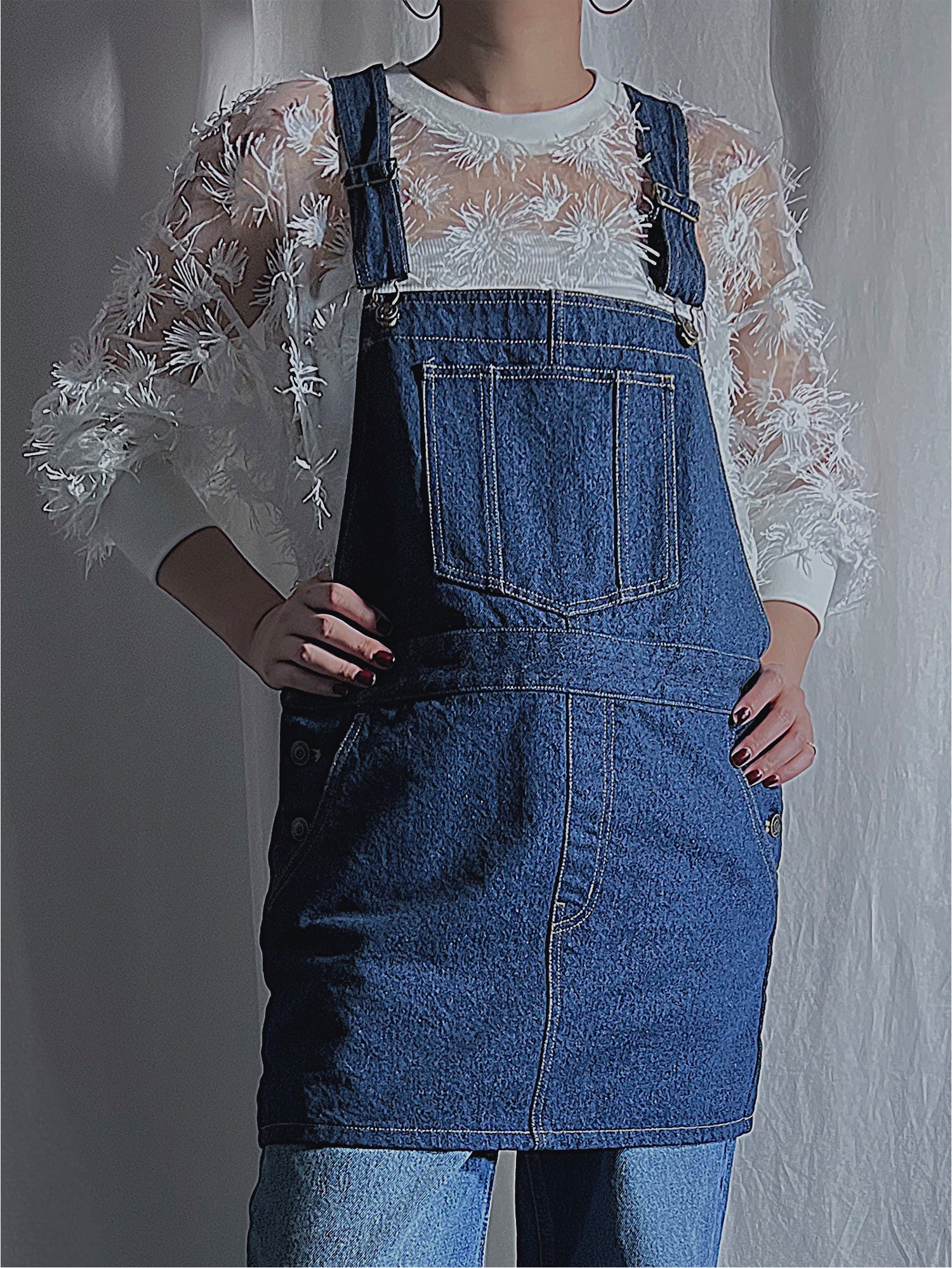 DENIM JUMPER SKIRT