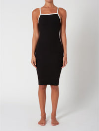 CONTRAST NAOMI DRESS