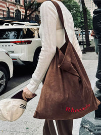 【RHEEMIN】SUEDE LETTER BAG