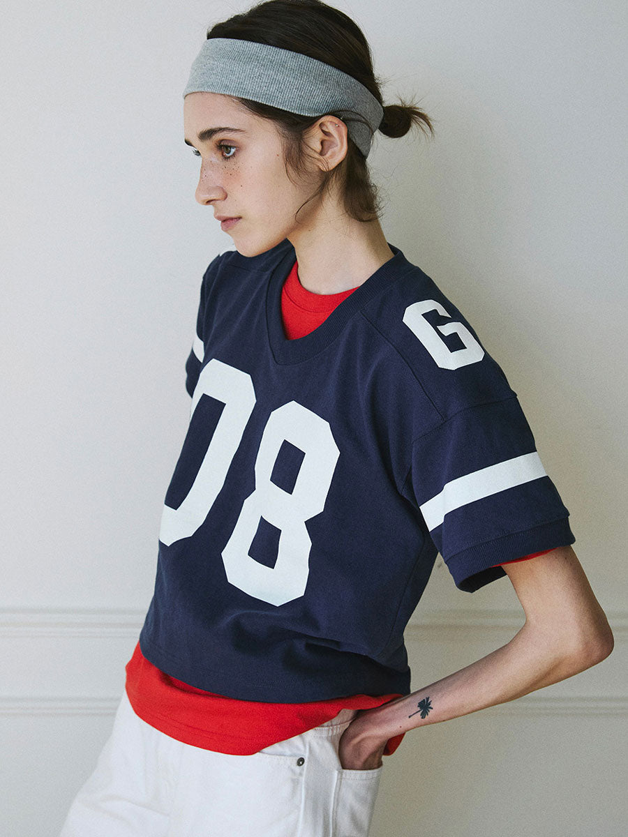 【GREEN BUTTER】NO.08 RUGBY TEE