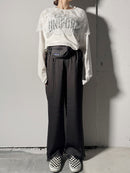 【ARCHIVE STANCES】SATIN STRIPE EASY PANTS