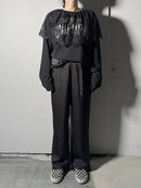 【ARCHIVE STANCES】SATIN STRIPE EASY PANTS