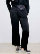 【ARCHIVE STANCES】SATIN STRIPE EASY PANTS